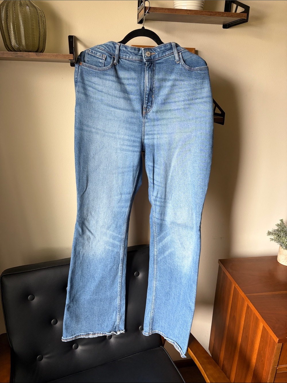 Old Navy Light Blue Flare Jeans for Women